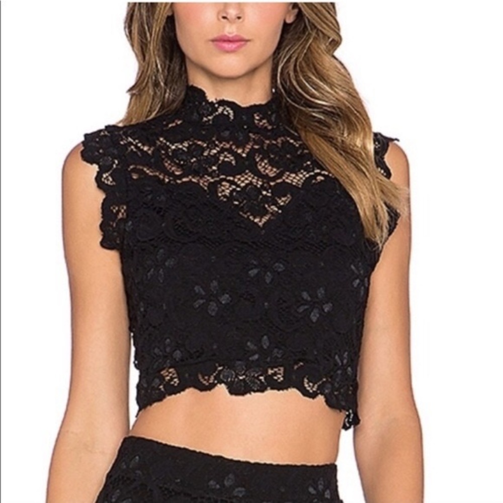 Nightcap Blake Crop Top black size 2 (small)